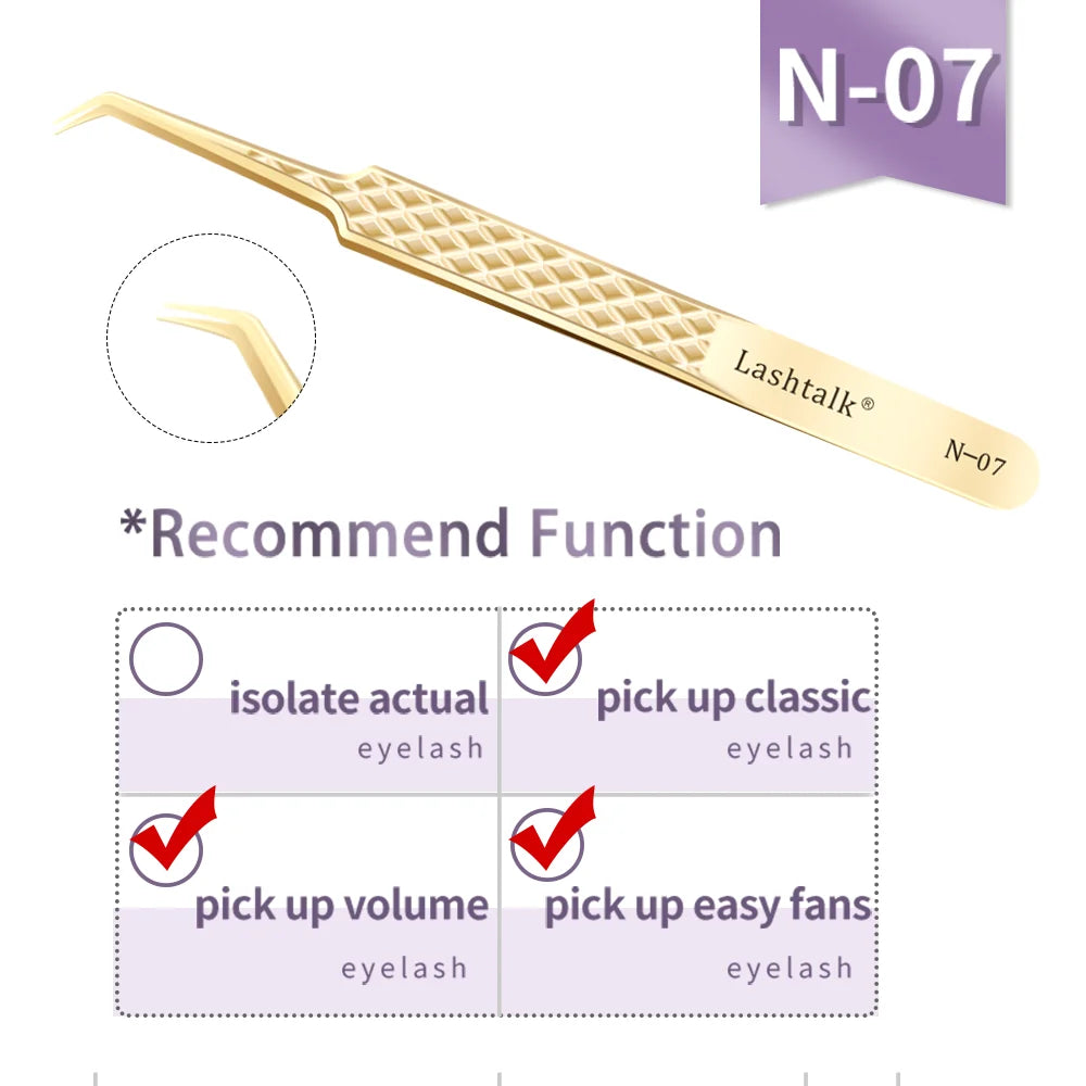 ✨ Golden Lash Extension Tweezers ✨