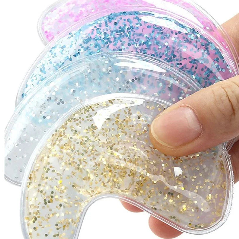 Reusable Glitter Gel Undereye Pads