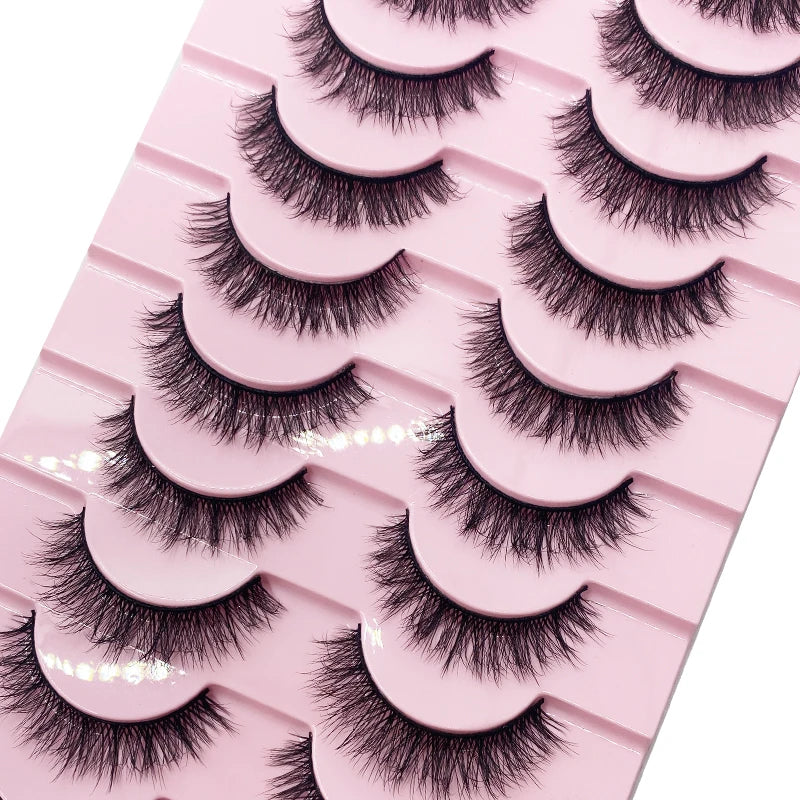 ✨ Cat Eye False Eyelashes (10 Pairs Set) ✨