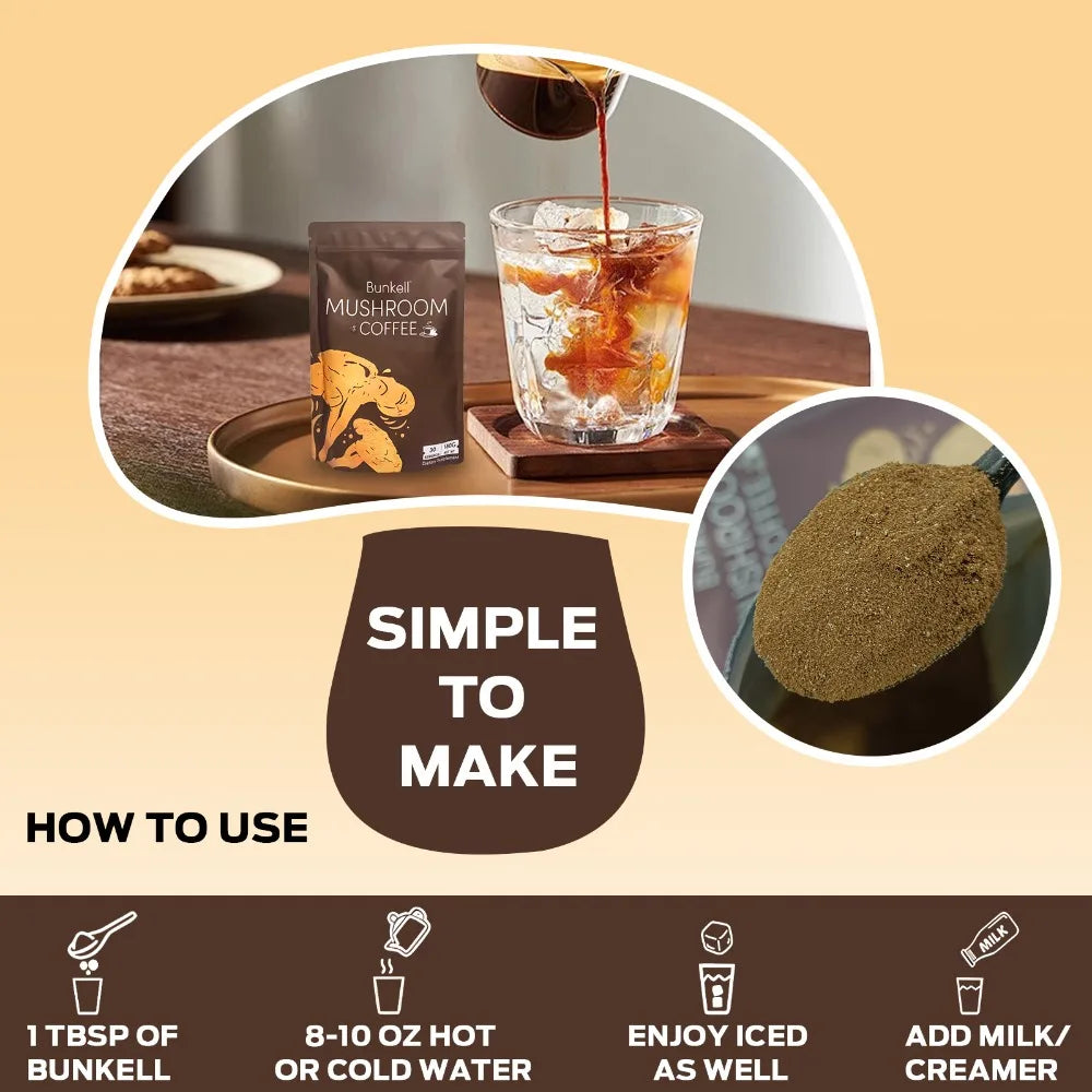 6-in-1 Mushroom Coffee Powder