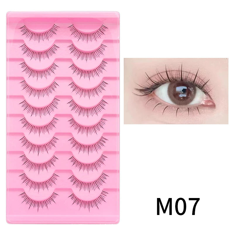 10 Pairs Cat Eye Lashes