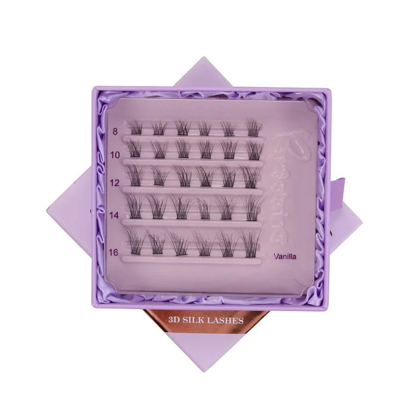 8-16mm Fluffy Silk False Eyelash Clusters
