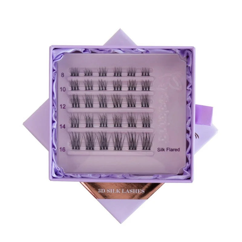 8-16mm Fluffy Silk False Eyelash Clusters
