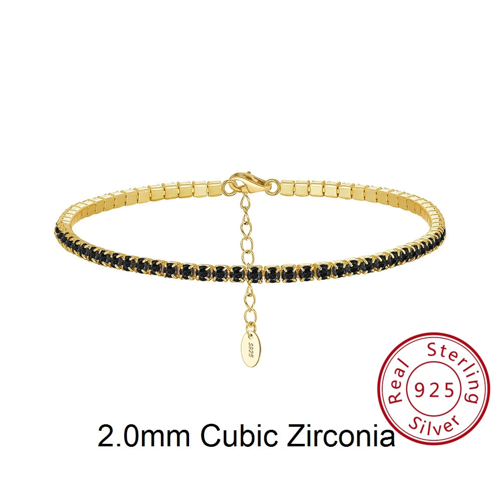β¨ Sterling Silver Tennis Bracelet β¨