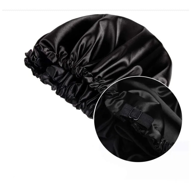 Adjustable 100% Mulberry Silk Bonnet