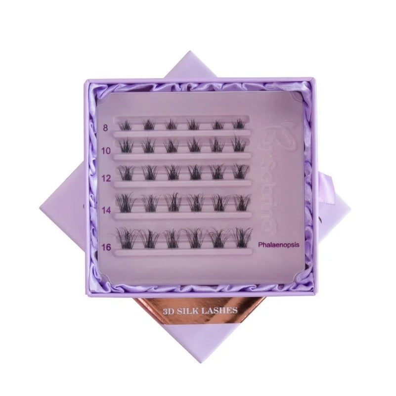 8-16mm Fluffy Silk False Eyelash Clusters