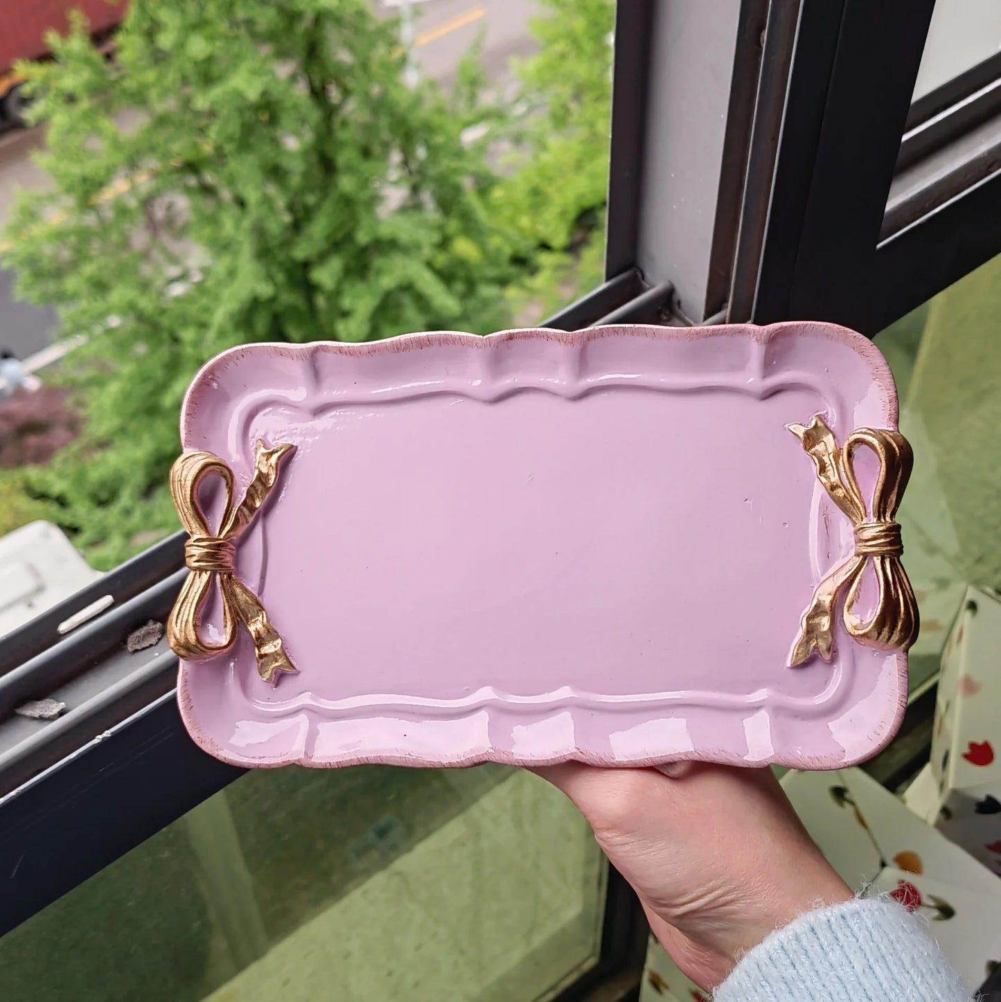✨Resin Bow Jewelry Tray✨