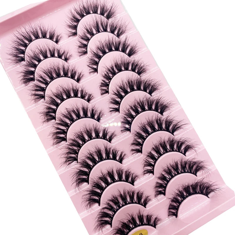✨ Cat Eye False Eyelashes (10 Pairs Set) ✨