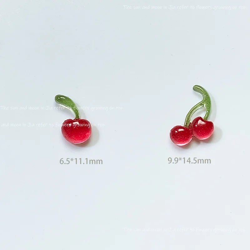 ✨3D Cherry Nail Charms (20 Piece Set)✨