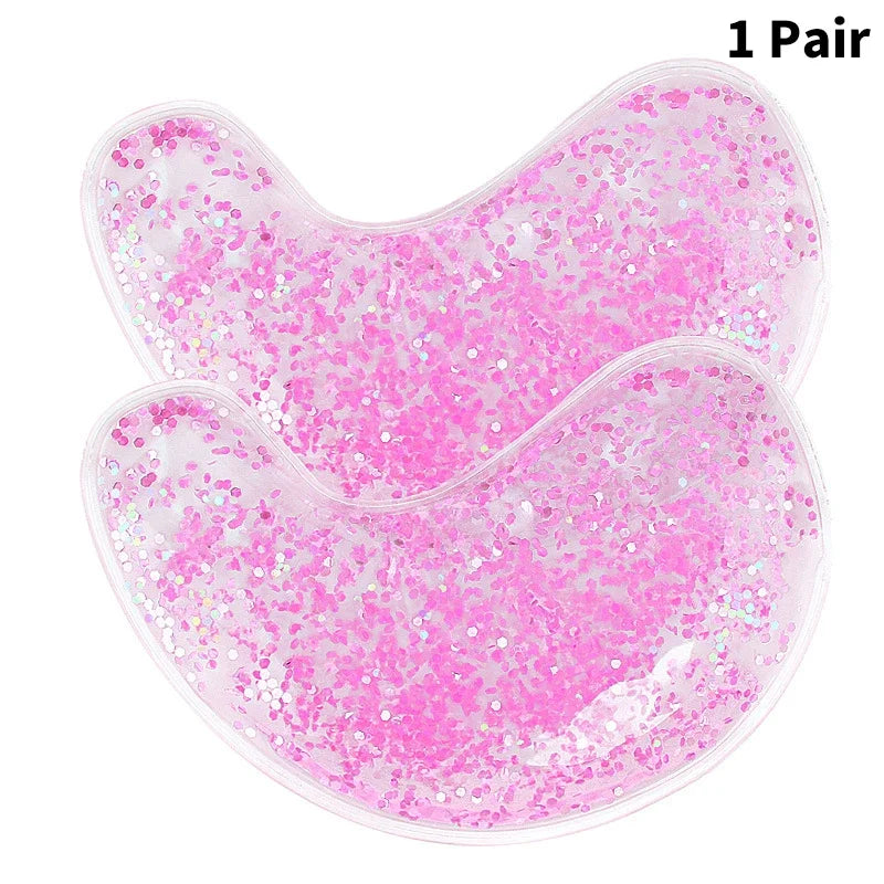 Reusable Glitter Gel Undereye Pads