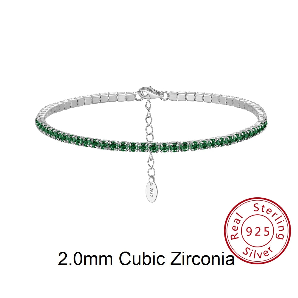 β¨ Sterling Silver Tennis Bracelet β¨