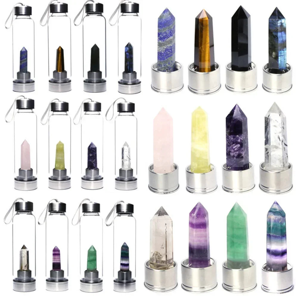✨Magic Energy Crystal Glass Water Bottle✨