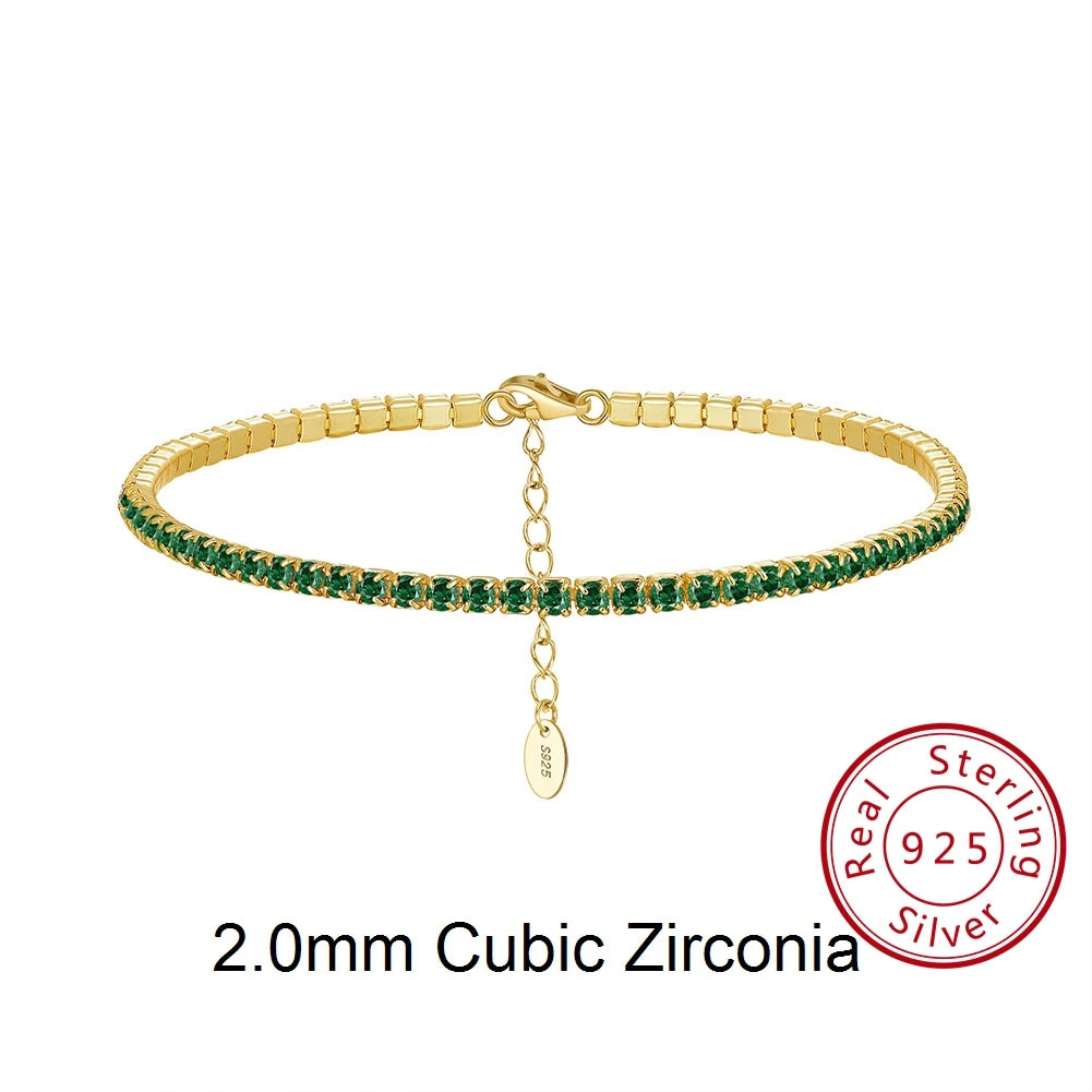 β¨ Sterling Silver Tennis Bracelet β¨