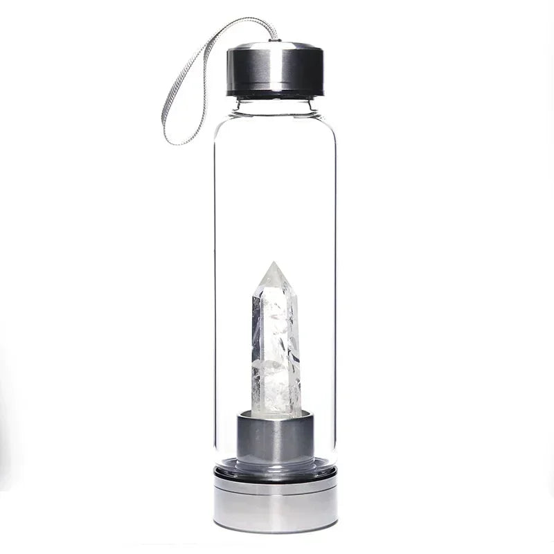 ✨Magic Energy Crystal Glass Water Bottle✨