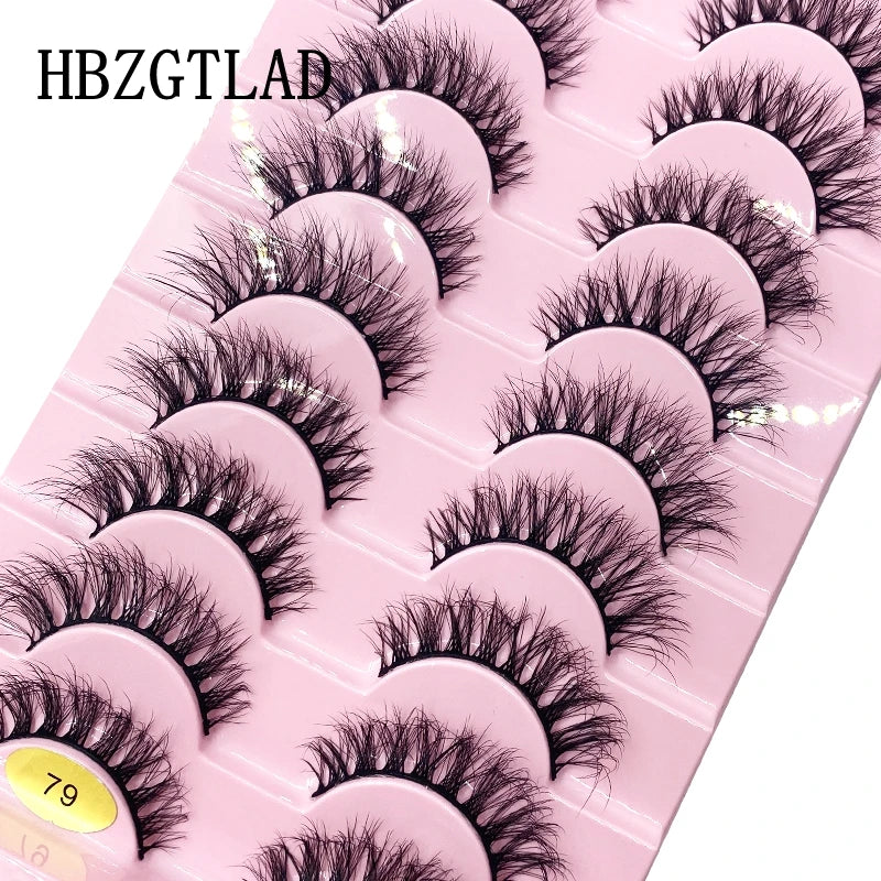 ✨ Cat Eye False Eyelashes (10 Pairs Set) ✨