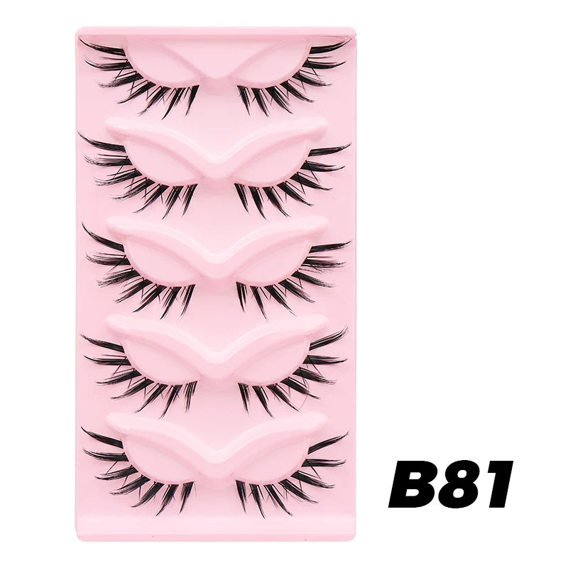 10 Pairs Cat Eye Lashes