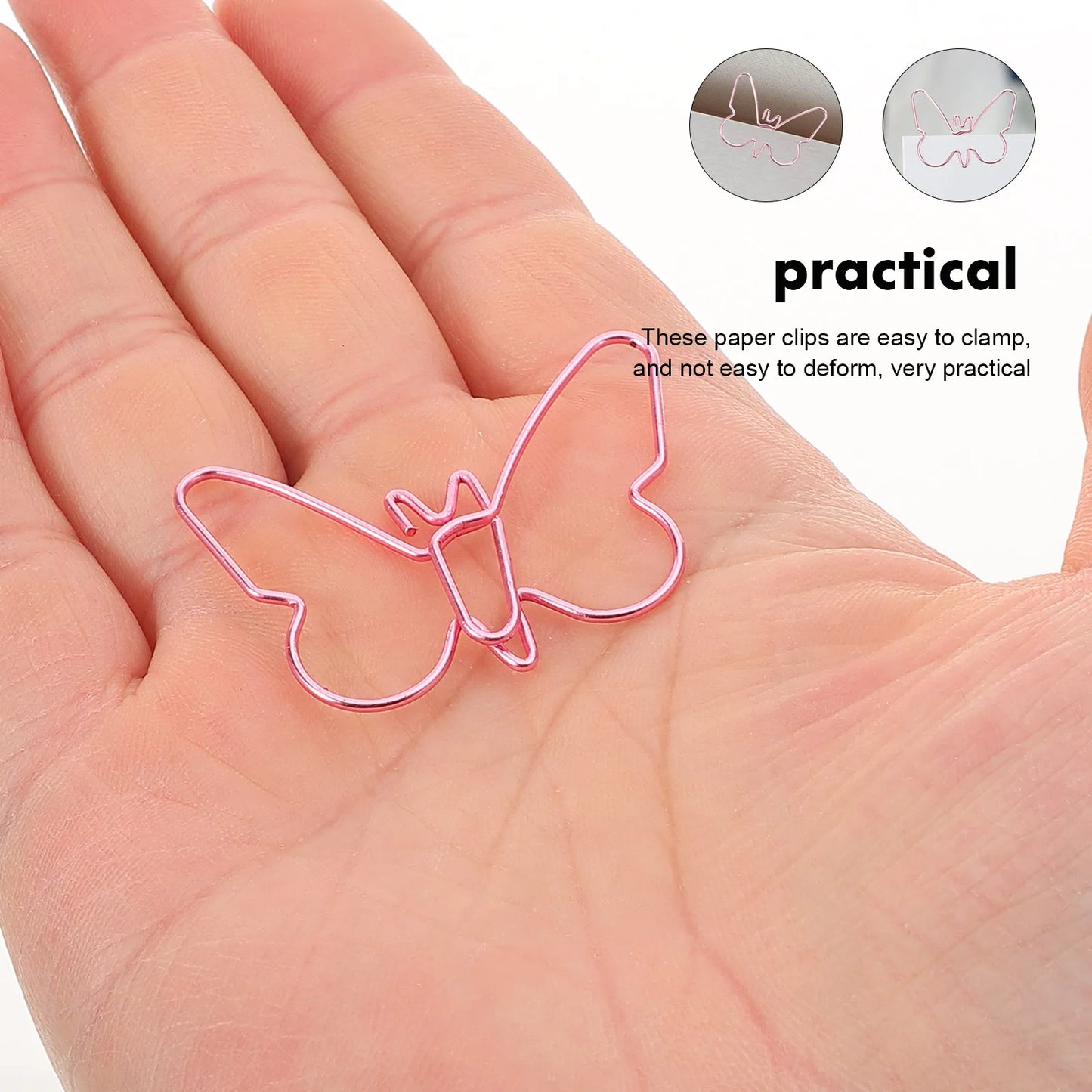 ✨Rose Gold Butterfly Paperclips✨