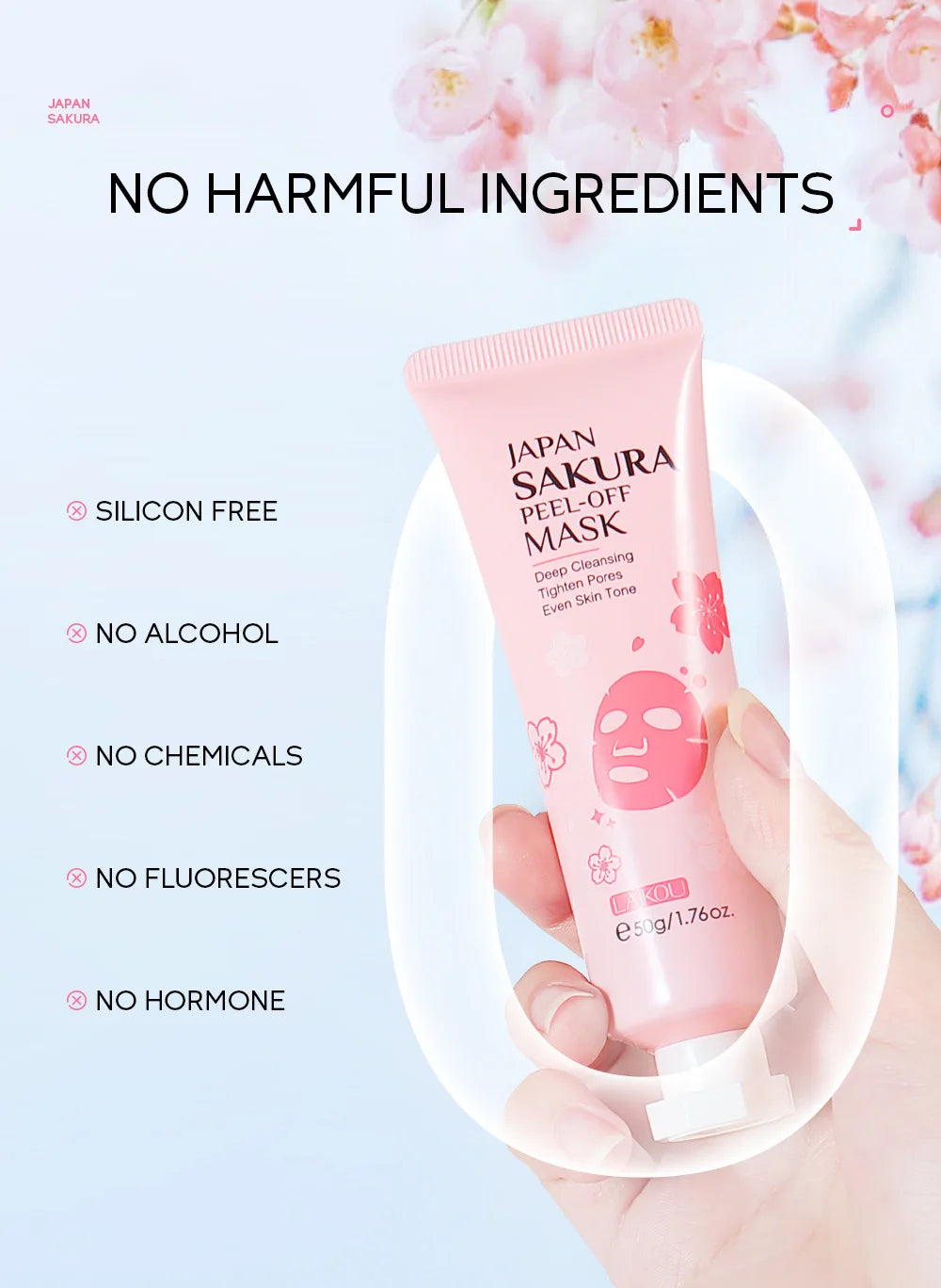 ✨24K Gold & Sakura Peel-Off Face Mask✨