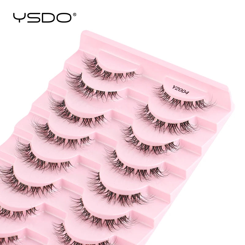 10 Pairs Wispy Strip Eyelashes