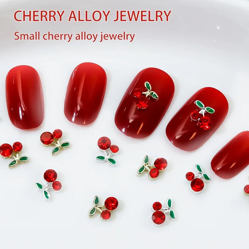 ✨Cherry Nail Charms (10 Piece Set)✨
