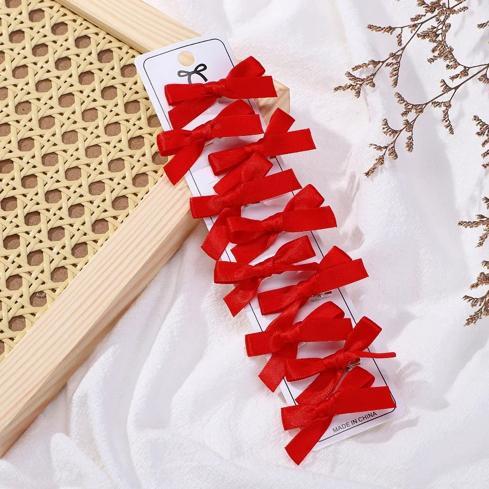 10Pc Mini Bow Clips