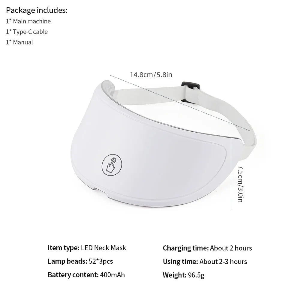 Wireless 7 Colors Pro LED Face and Neck Mask
