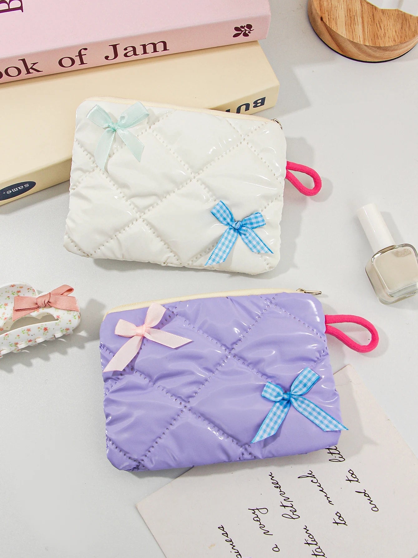 ✨Bow Quilted Coin Purse✨