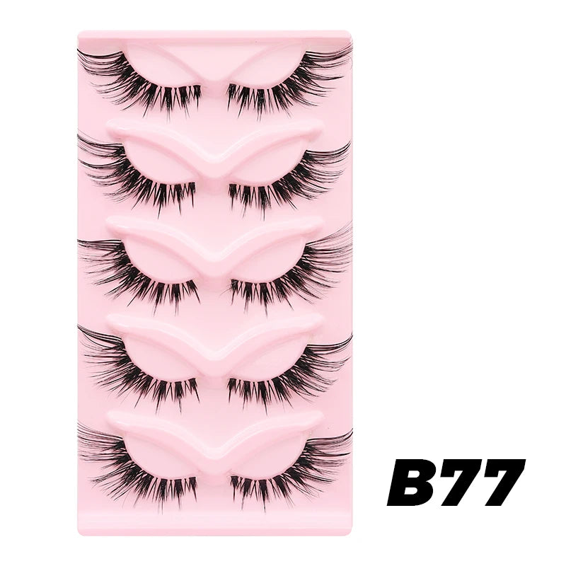 10 Pairs Cat Eye Lashes