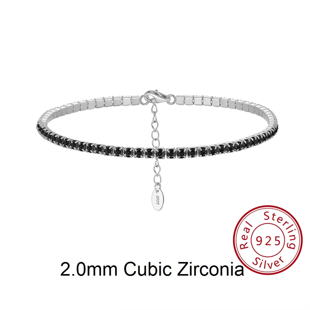 β¨ Sterling Silver Tennis Bracelet β¨