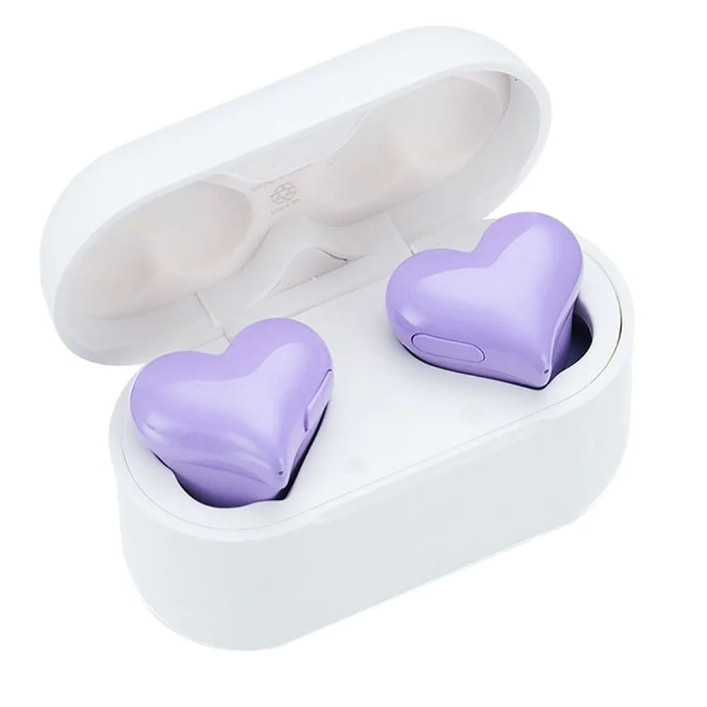 ✨Heart-Shaped Wireless Earbuds & Charging Case✨
