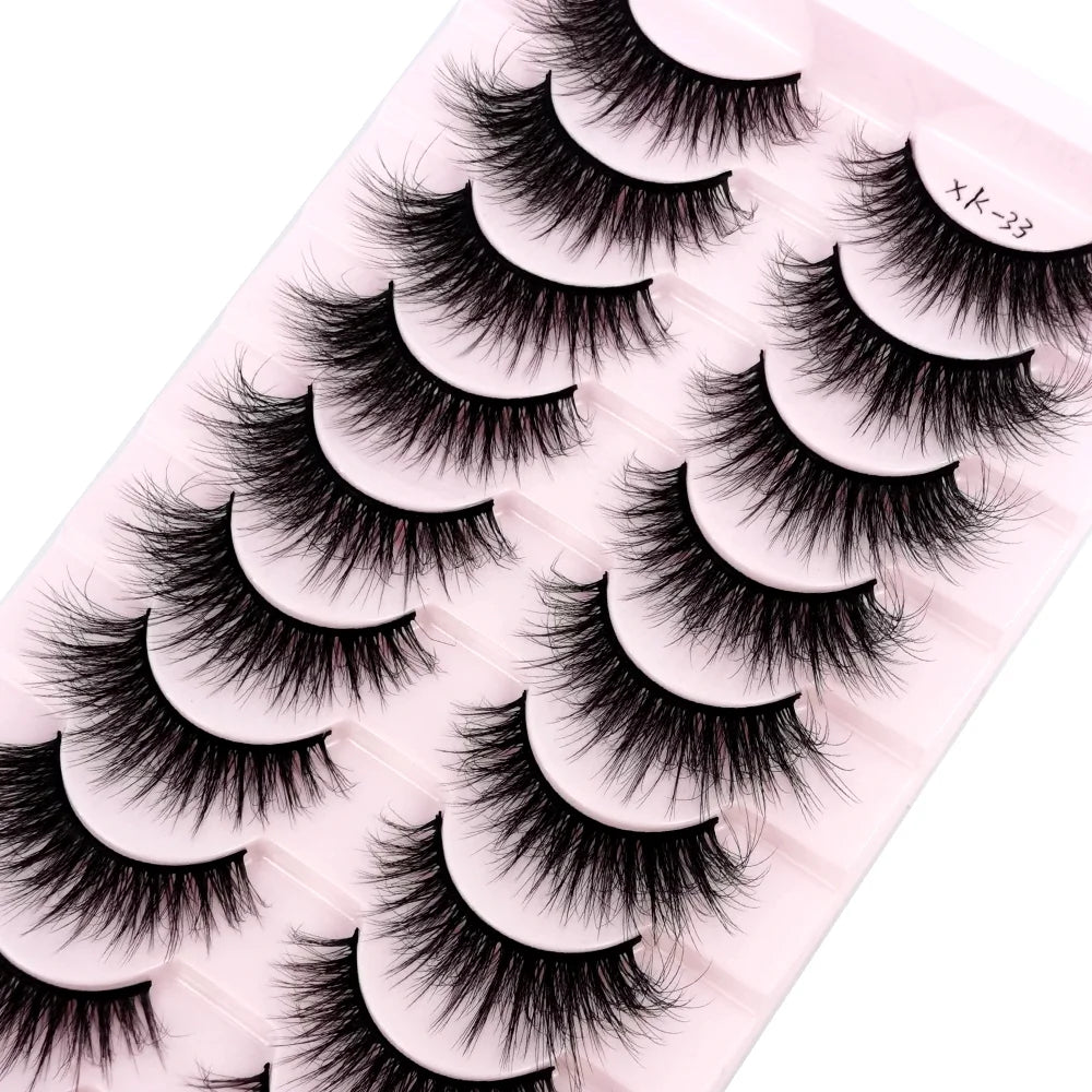 ✨ Cat Eye False Eyelashes (10 Pairs Set) ✨