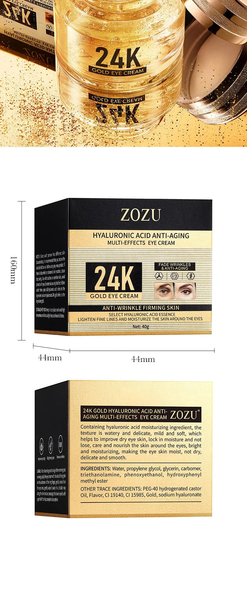✨24k Gold Eye Cream✨