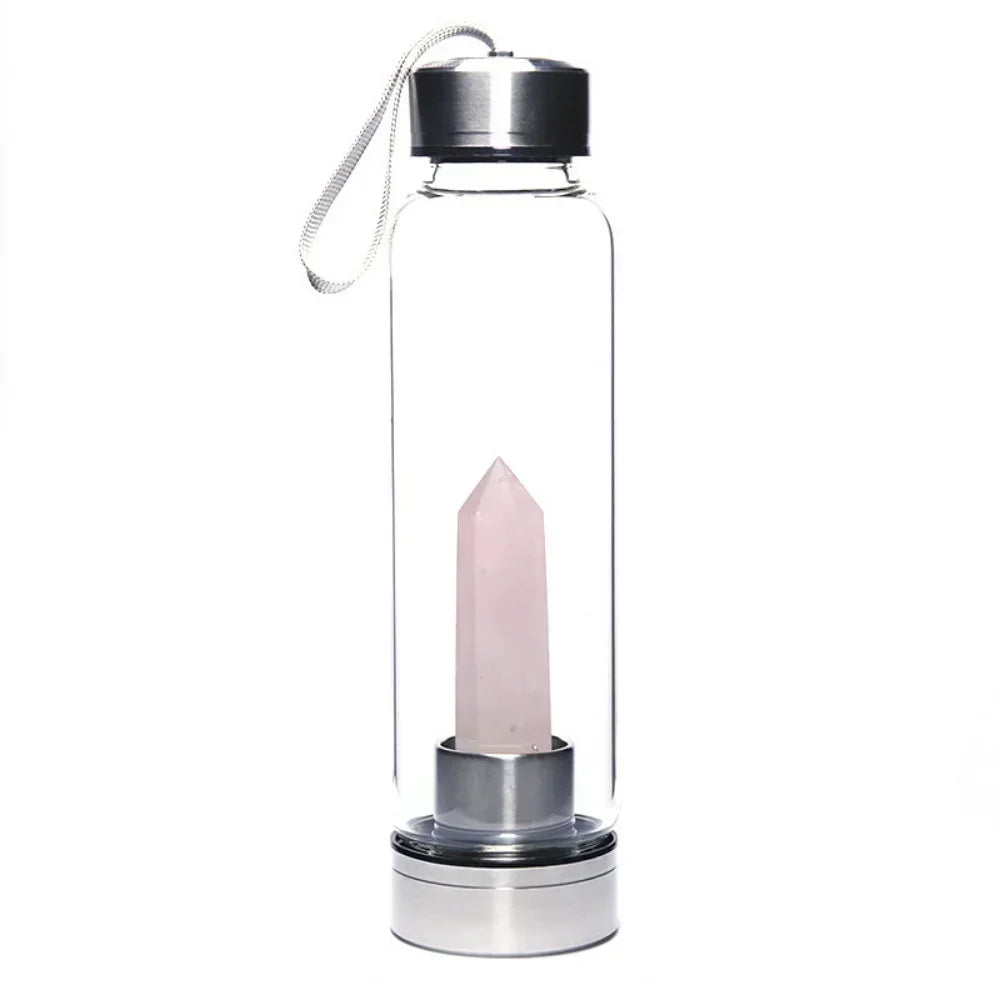 ✨Magic Energy Crystal Glass Water Bottle✨