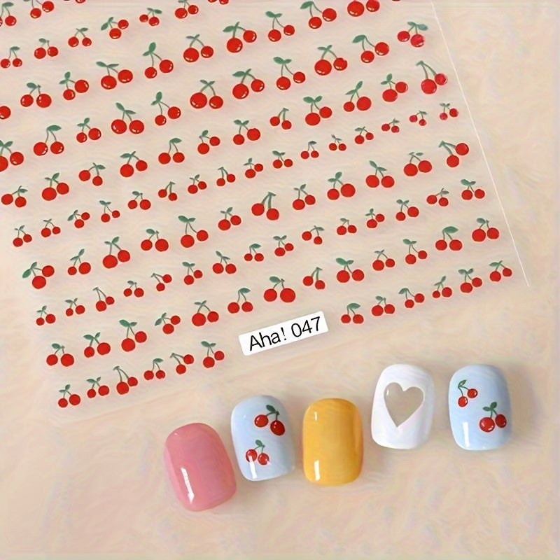Cherry Nail Stickers