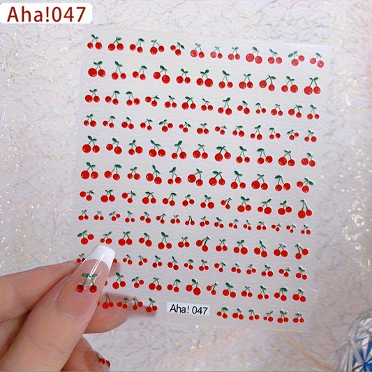 Cherry Nail Stickers