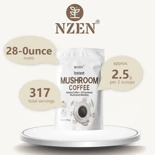 Premium 10-Mushroom Blend Instant Coffee