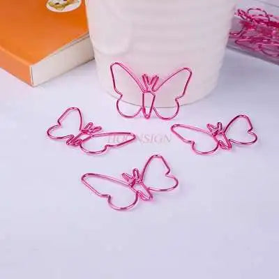 ✨Pink Butterfly Paperclips✨