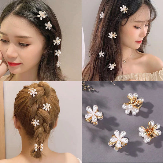 ✨Daisy Pearl Hair Clips✨