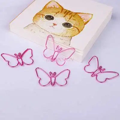 ✨Pink Butterfly Paperclips✨