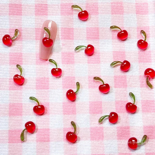 ✨3D Cherry Nail Charms (20 Piece Set)✨