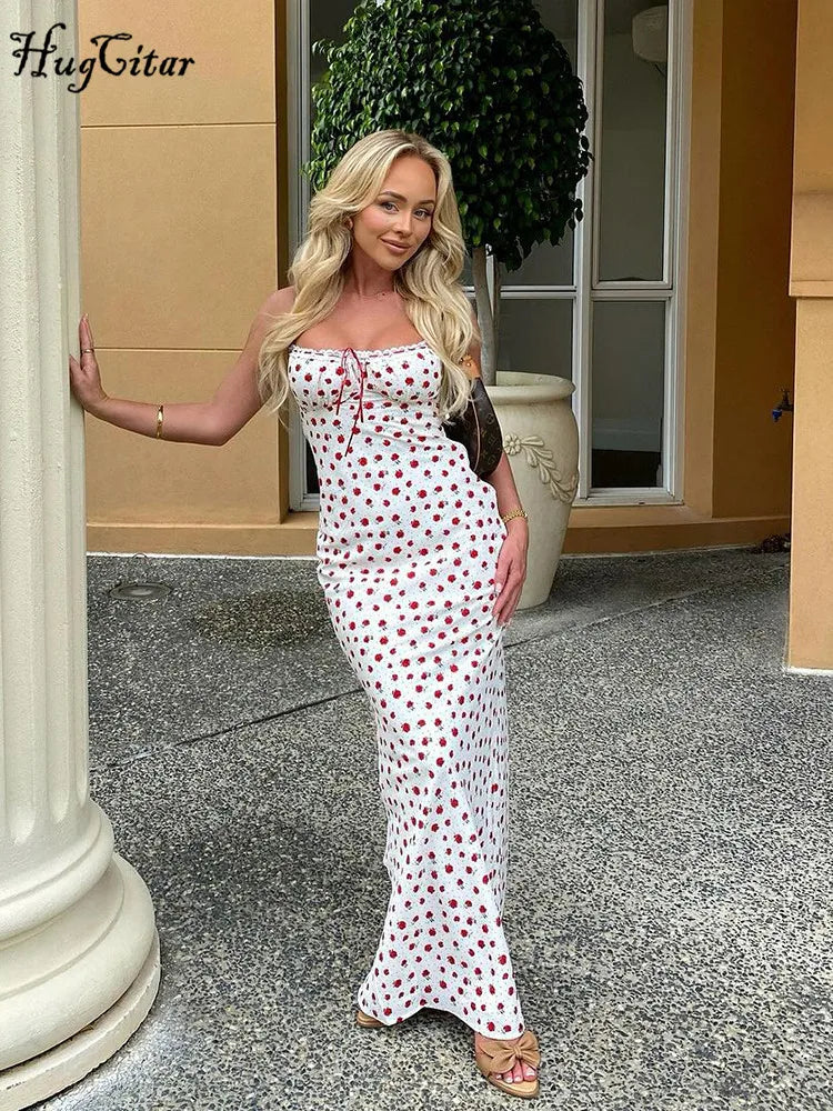 ✨ Romantic Ribbon Rose Knit Maxi Dress ✨