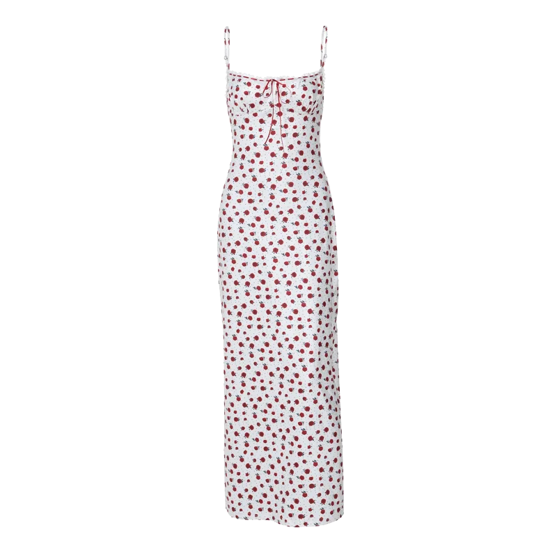 ✨ Romantic Ribbon Rose Knit Maxi Dress ✨