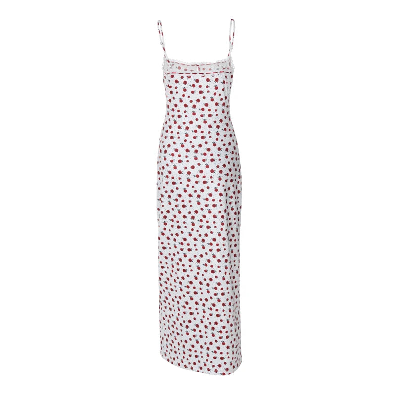 ✨ Romantic Ribbon Rose Knit Maxi Dress ✨