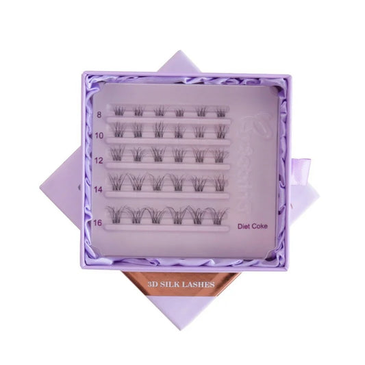 8-16mm Fluffy Silk False Eyelash Clusters