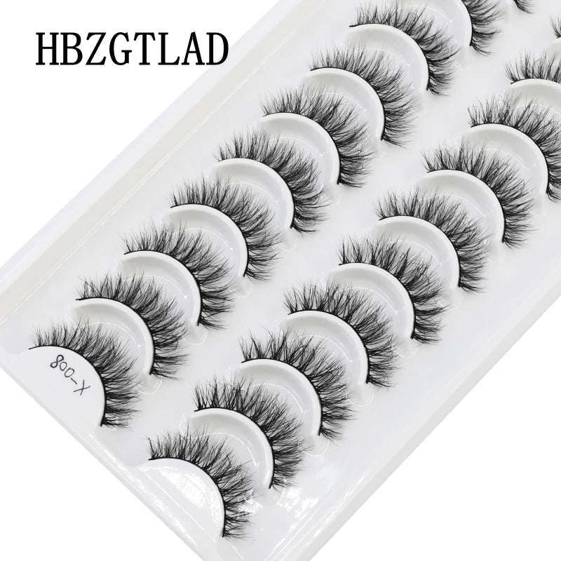 ✨ Cat Eye False Eyelashes (10 Pairs Set) ✨