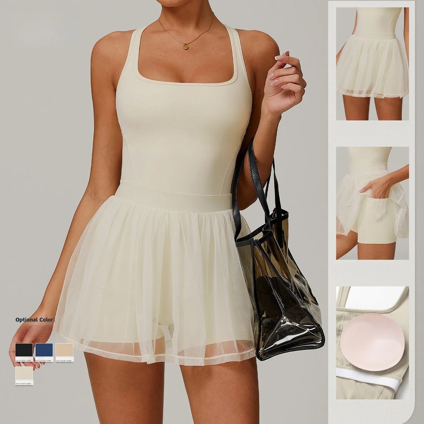 ✨ Mesh Tennis Yoga Dress ✨