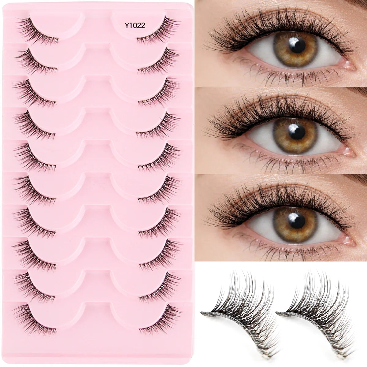 ✨ Fluffy Half Eyelashes ✨