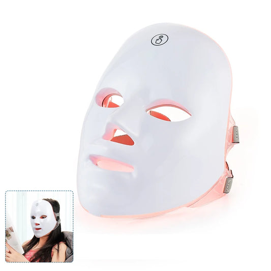 Wireless 7 Colors Pro LED Face and Neck Mask
