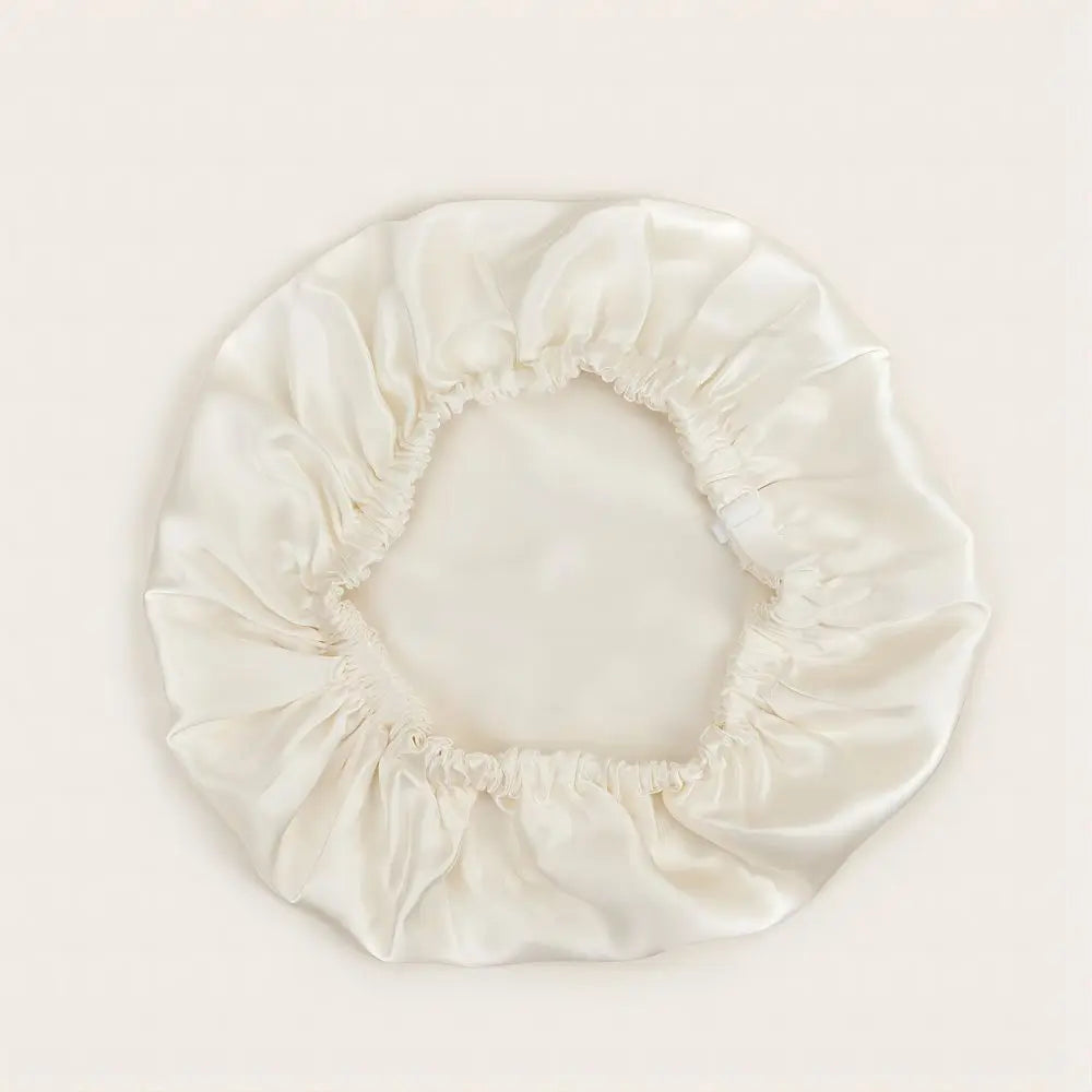 Adjustable 100% Mulberry Silk Bonnet