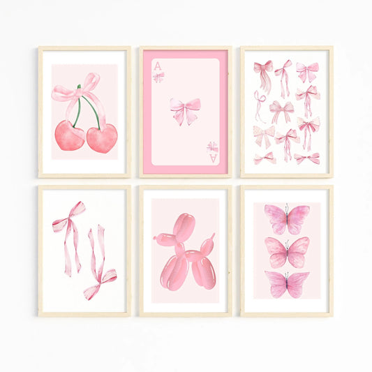 ✨Pink Wall Art Canvas Prints (6 Styles)✨